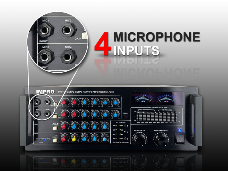 Amply Karaoke ImPro PMA-1200 1200Watt