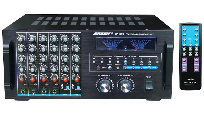 Bason BA-5800 1400W Max Professional Mixing Amplifier