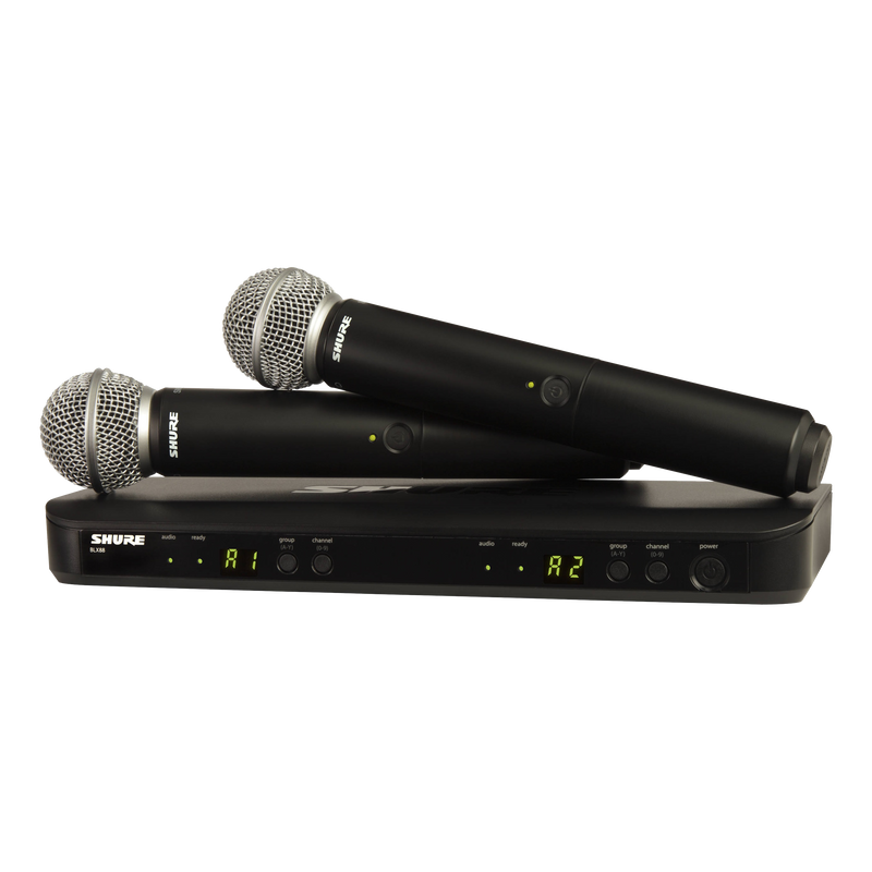 Shure BLX288/SM58 Dual Handheld Wireless Microphone System