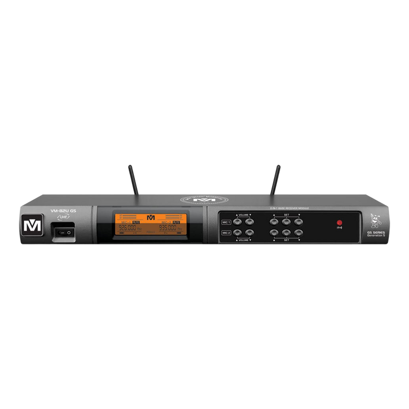 Better Music Builder VM-82U G5 Dual Channel Professional UHF Wireless Microphone System