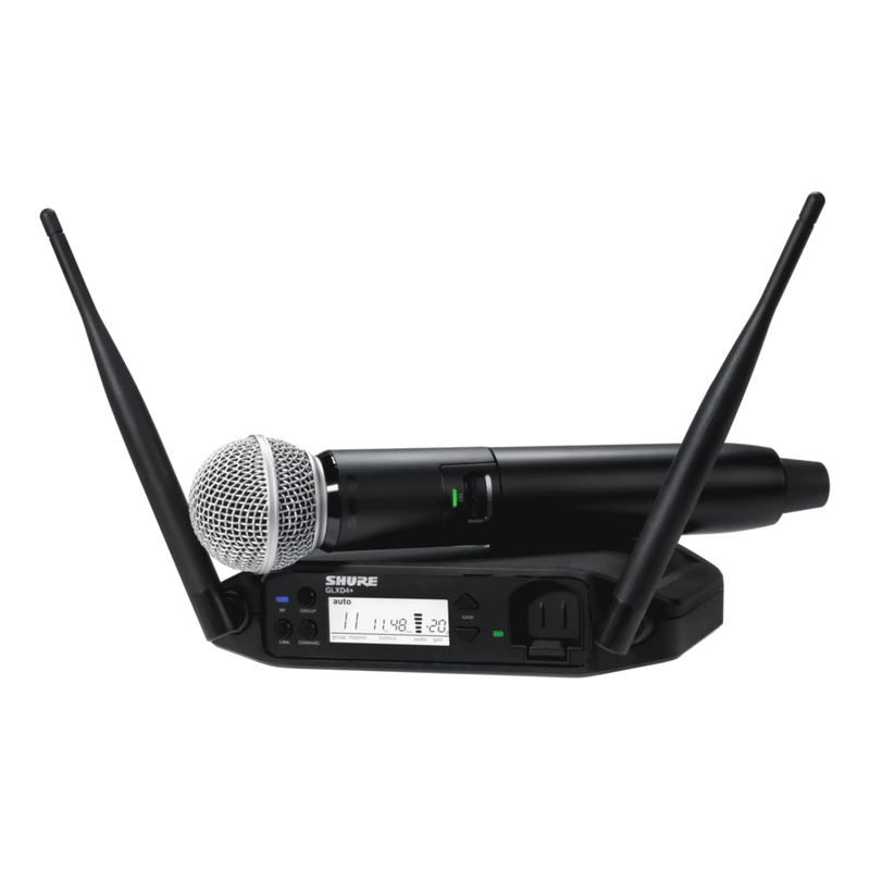 Shure GLXD24+/SM58 Dual Band Digital Wireless Handheld System
