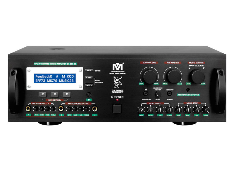 Better Music Builder DX-288 G3 900Watts CPU Integrated Mixing Amplifier