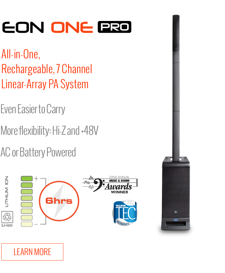 JBL Eon One Pro Line Array Portable Rechargeable Speaker System